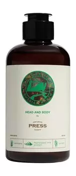 Шампунь-гель для волос и тела с можжевельником и водорослями Press Gurwitz Arctic Explorer Russian North Head and Body