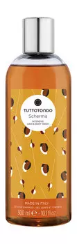 Шампунь и гель для душа с черным чаем и кофеином Tuttotondo Scherma Intensive Hair & Body Wash