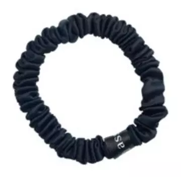 Шелковая резинка для волос 8 мм Assoro Резинка для волос XS Черный