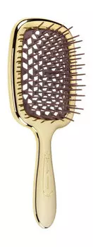 Щетка для волос Janeke Small Superbrush Rectangular Gold