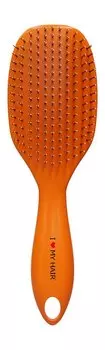Щетка-расческа для волос с глянцевым покрытием I Love My Hair Spider Classic 1502 L Оранжевая