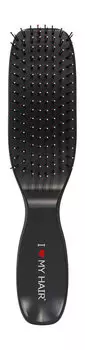 Щетка-расческа для волос с глянцевым покрытием I Love My Hair Spider Classic 1503 S Черная