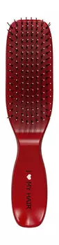 Щетка-расческа для волос с глянцевым покрытием I Love My Hair Spider Classic 1503 S Красная