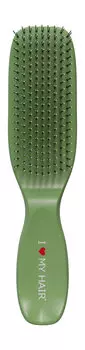 Щетка-расческа для волос с глянцевым покрытием I Love My Hair Spider Classic 1501 М Зеленая