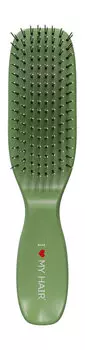 Щетка-расческа для волос с глянцевым покрытием I Love My Hair Spider Classic 1503 S Зеленая