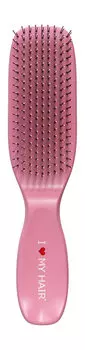 Щетка-расческа для волос с глянцевым покрытием I Love My Hair Spider Classic 1501 М Розовая