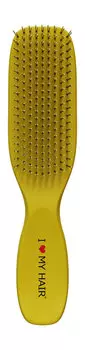 Щетка-расческа для волос с матовым покрытием I Love My Hair Spider Soft 1501 M Желтая