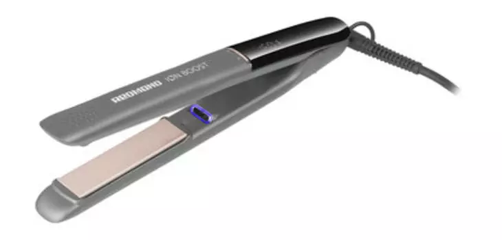Шипцы-выпрямитель для волос с керамико-турмалиновыми пластинами Redmond Выпрямитель для волос HS1716 Серый