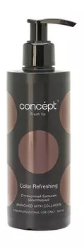 Шоколадный оттеночный бальзам с коллагеном Concept Fresh Up Chocolate Color Refreshing Hair Balm