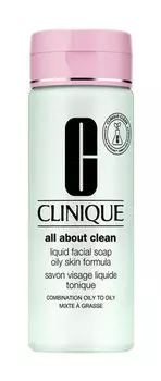 Сильнодействующее жидкое мыло для жирной кожи лица Clinique All About Clean Liquid Facial Soap - Oily Skin Formula