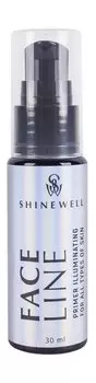 Сияющая основа под макияж Shinewell Face Line Primer Illuminating For All Types Of Skin