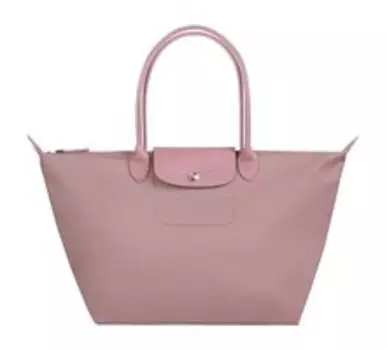 Складная сумка из нейлона и кожи с длинными ручками Ronda Foldable Bag F19593-1н Size M