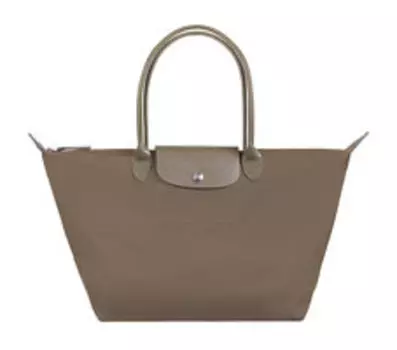 Складная сумка из нейлона и кожи с длинными ручками Ronda Foldable Bag F19593-1з Size M