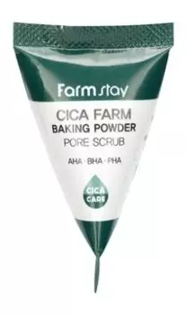 Скраб для очищения пор с центеллой азиатской в пирамидке FarmStay Cica Farm Baking Powder Pore Scrub