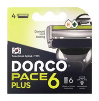 Сменные кассеты для бритья Dorco Pace 6 & Trimmer