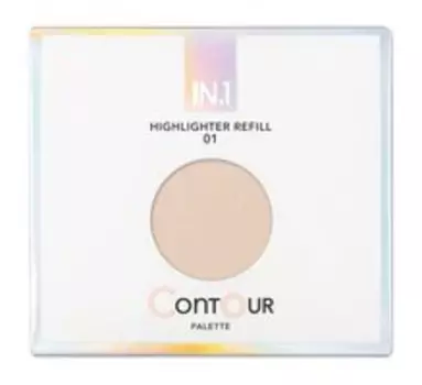 Сменный блок хайлайтера для палетки Contour palette N.1 Contour Palette Highlighter Refill