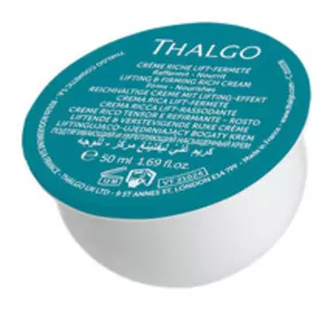 Сменный блок подтягивающего и укрепляющего крема для лица с морским кремнием и витамином C Thalgo Silicium Lift Lifting & Firming Rich Cream Refill
