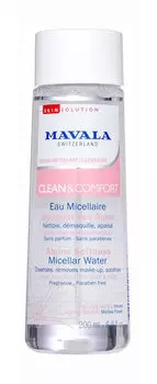 Смягчающая альпийская мицеллярная вода Mavala Switzerland Clean and Comfort Alpine Softness Micellar Water