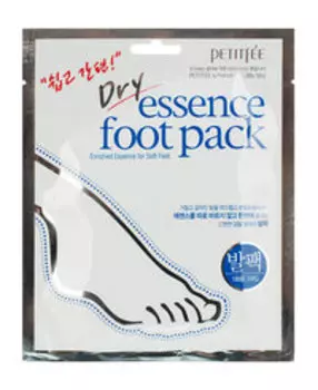 Смягчающая питательная маска-носочки для ног Petitfee Dry Essence Foot Pack