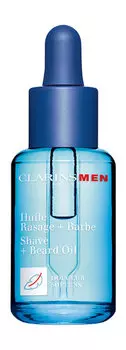 Смягчающее масло для бритья и ухода за бородой Clarins Men Shave + Beard Oil