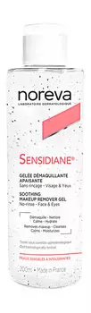 Смягчающее желе для снятия макияжа Noreva Sensidiane Soothong Makeup Remover Gel