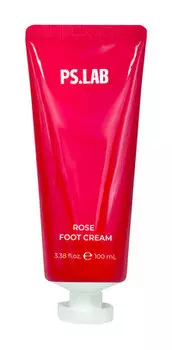 Смягчающий крем для ног с мочевиной и экстрактом розы PS Lab Rose Foot Cream