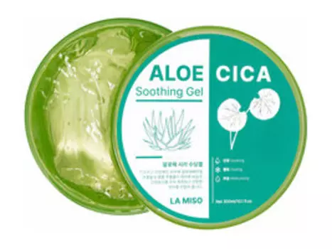 Смягчающий универсальный гель с алоэ и центеллой азиатской La Miso Aloe Cica Soothing Gel