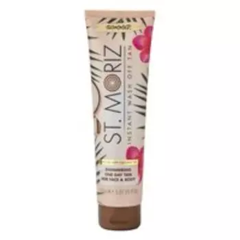 Смываемый автобронзант для моментального загара с шиммером и маслом кокоса St. Moritz Instant Wash Off Tan