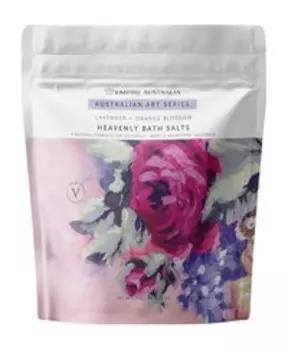 Соль для ванны с маслами лаванды и цветков апельсина Empire Australia Australian Art Series Lavender + Orange Blossom Heavenly Bath Salts