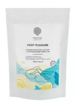 Солевая охлаждающая ванночка для ног с маслом мяты и лимона Epsom.pro Foot Pleasure