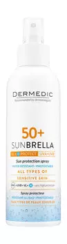 Солнцезащитное молочко-спрей для тела Dermedic Sunbrella Sun Protection Spray SPF 50