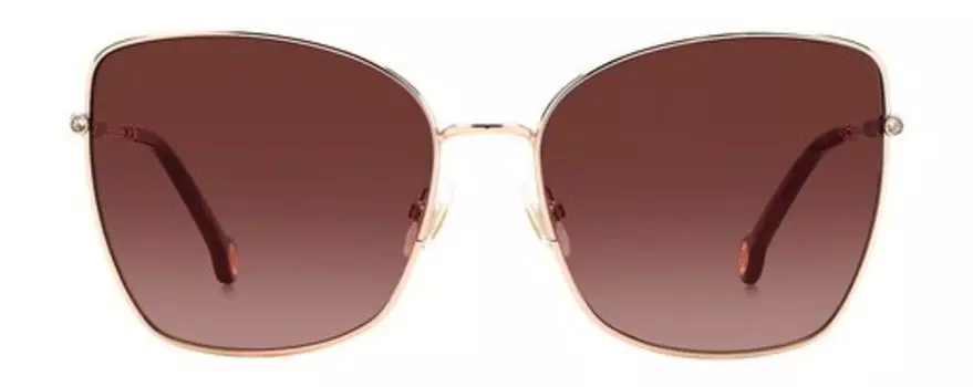 Солнцезащитные очки в металлической оправе Carolina Herrera Sunglasses 0133/S DDB Медный