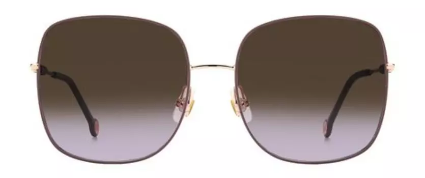 Солнцезащитные очки в металлической оправе Carolina Herrera Sunglasses 0035/S HZJ Золотой и Сиреневый