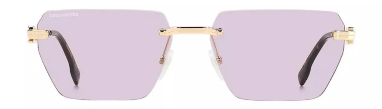 Солнцезащитные очки в металлической оправе Dsquared2 Sunglasses D2 0102/S Золотой и Розовый