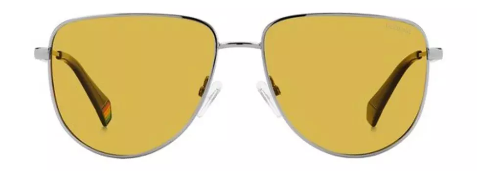 Солнцезащитные очки в металлической оправе Polaroid Sunglasses PLD 6196/S/X Русениум