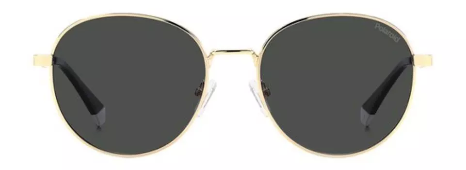 Солнцезащитные очки в металлической оправе Polaroid Sunglasses PLD 4135/S/X Золотой и cерый