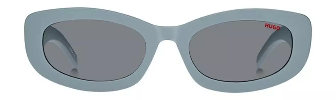 Солнцезащитные очки в пластиковой оправе Hugo Sunglasses 1253/SMVU Серо-синий