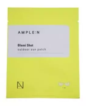 Солнцезащитные патчи для чувствительных участков с экстрактом центеллы азиатской Ample:N Blemi Shot Outdoor Sun Patch