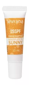 Солнцезащитный бальзам для губ с кокосовым маслом Levrana Sunny Lip Balm SPF 15