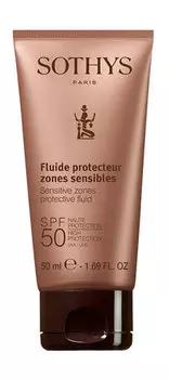 Солнцезащитный флюид для лица и чувствительных зон тела Sothys Sensitive Zones Protective Fluid SPF 50