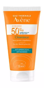 Солнцезащитный флюид для жирной и склоннной к акне кожи Avene Cleanance Anti-Blemishes SPF 50+