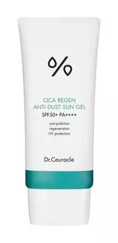 Солнцезащитный гель для лица с центеллой азиатской Dr.Ceuracle Cica Regen Anti Dust Sun Gel SPF 50+ PA++++