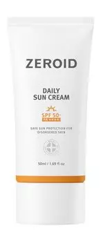 Солнцезащитный крем для чувствительной кожи Zeroid Daily Sun Cream SPF50+ PA++++