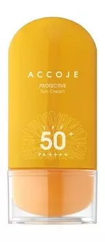 Солнцезащитный крем для лица Accoje Protective Sun Cream SPF 50+ PA++++