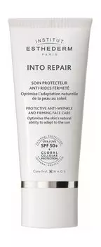 Солнцезащитный крем для лица против морщин Institut Esthederm Into Repair Protective Anti-Wrinkle and Firming Face Care 50+