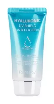 Солнцезащитный крем для лица с гиалуроновой кислотой FarmStay Hyaluronic Uv Shield Sun Block Cream SPF 50/PA+++