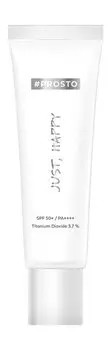 Солнцезащитный крем для лица с гиаулроновой кислотой #Prosto Just, Happy SPF 50+ PA++++