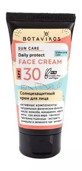 Солнцезащитный крем для лица SPF30 Botavikos Sun Care Daily Protect Face Cream SPF 30