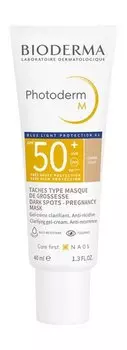 Солнцезащитный крем-гель для кожи лица с гиперпигментацией Bioderma Photoderm M Clarifying Gel-Cream SPF 50+