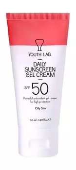 Солнцезащитный крем-гель для жирной кожи лица Youth Lab Daily Sunscreen Gel Cream SPF 50